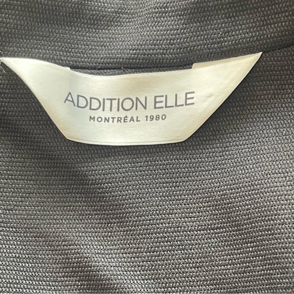 Addition Elle Black One Button Patch Pocket Blazer Jacket (20) - Picture 12 of 14